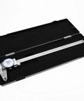Pro Grade Dial Caliper With Knurled Lock 0 To 12 Inches Measuring Range Stainless Steel Precision Tool in black case