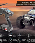 7 Channel 2.4GHz RC Transmitter With R7FG Gyro Receiver Kit Voltage Telemetry FHSS Anti Interference Remote Controller