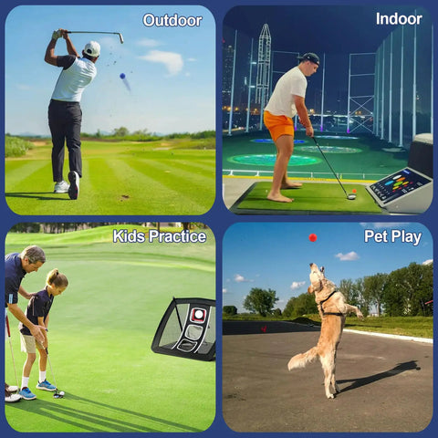 Soft Foam Golf Balls For Backyard Practice 41mm Realistic Feel And Long Lasting Durability for indoor, outdoor, kids, and pet play.