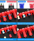 Beefed Up Industrial Grade 5 Stage Air Drying System With 0-150 PSI Regulation, 1/2 Inch NPT Red, filter installation steps
