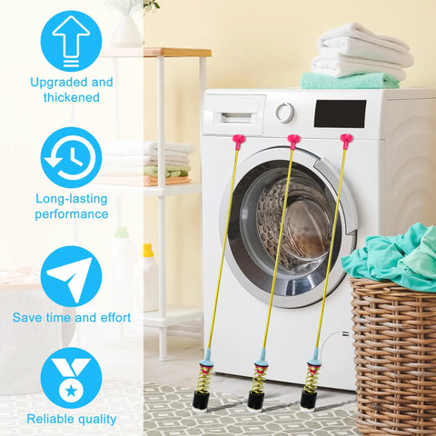 Suspension Rods Replacement Kit For Top Load Washer Models WA50R5200AW US WA45N3050AW A4 WA45T3200AW A4 beside washing machine