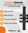 Universal Crankshaft Pulley Removal Tool And Harmonic Balancer Puller Set made from carbon steel for precision and durability