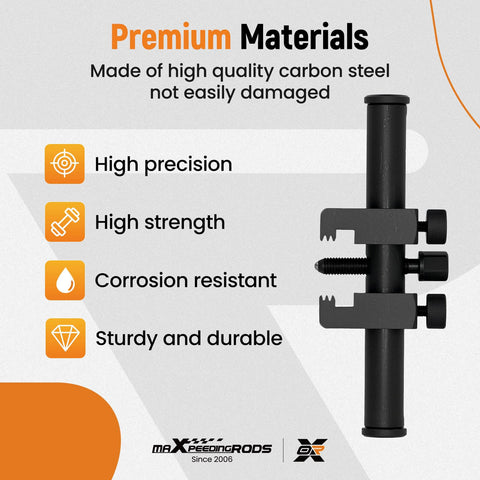 Universal Crankshaft Pulley Removal Tool And Harmonic Balancer Puller Set made from carbon steel for precision and durability