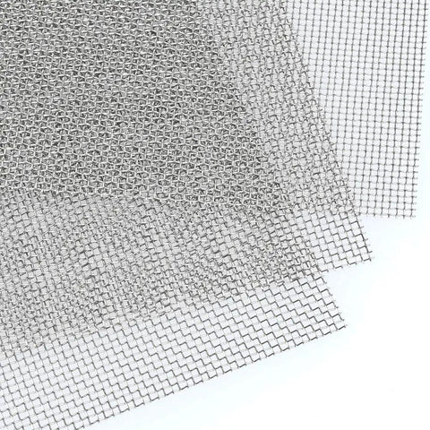 Stainless Steel Woven Wire Mesh 10 Mesh 12 By 8 Inch 3 Pack Built To Last No Rust With 1.98mm Openings And 0.6mm Wire Diameter