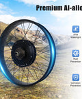 26 Inch Rear Wheel Electric Bike Conversion Kit 48V 1500W High Torque Hub Motor With 3 Mode Controller PAS LCD Display Twist