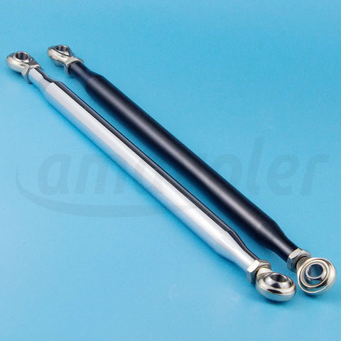 Beefy Pro Grade Billet Aluminum Gear Shift Linkage For Touring Motorcycles 1987-2021 Compatible With Softail Dyna Electra Glide Road Glide Street Glide Road King Trike Fatboy Wide Glide Black, black and chrome shift rod