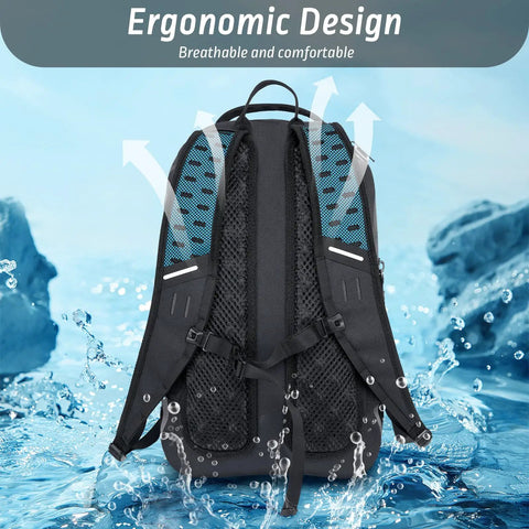 Ergonomic design of Floating Waterproof Dry Bag Backpack With Airtight Zipper And TPU Coating For Kayak Fishing Boating And Hiking 30L Submersible Gear Plus Waterproof Phone Case