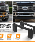 Ford Front Bumper Tow Hook Bolt Cover Cap Rugged Replacement For 2017-2022 F250 F350 F450 F550 Super Duty Fits FO1037107