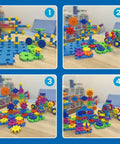 Learning Resources Gears Gears Gears Mega Builds Kid Friendly Building Toy Set with colorful interlocking pieces in action