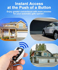 Close-up of key fob from 12 Pack Dope Universal Gate Remote Control 433.92 MHz Opener Duplicator Kit for garage doors.