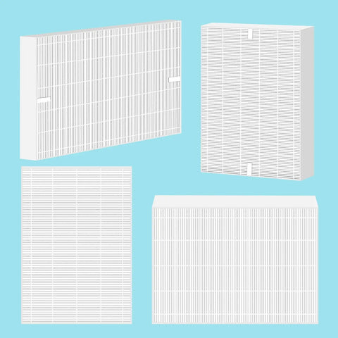 Six Pack Replacement Filters For Honeywell HPA Series Air Purifiers HPA300 HPA200 HPA100 HPA090 Compatible HRF R1 R2 R3 Filter Kit