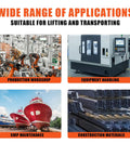 Applications for Heavy Duty Electric Skate Dolly With Lifting Function include production workshop, equipment handling, ship maintenance, construction materials.