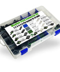 Pro Quality 373 Piece Weather Pack Series Wiring Kit With 10 To 20 Gauge Terminals Male And Female Quick Disconnect Splice For 20 Amp Systems Heavy Duty Sealer Connectors Includes Removal Tool plastic organizer box