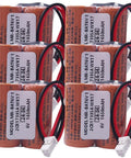 Six Pack 6V 1650mAh Non Rechargeable Battery Pack With Connector 2CR17335A WK17 for MR J4 Servo Drive M80 CNC System