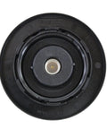 Ford Radiator Cap With Pressure Relief OEM Replacement 9C3Z-8101-B Black vehicle-specific, top view showing sealing design.