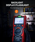 Digital Multimeter TRMS 20000 Counts With Auto Ranging in dimly lit setting, displaying -1 reading