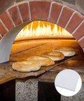 Gasket paper sheet, white, high-temp, 1/4 inch thick for wood stoves and furnaces.