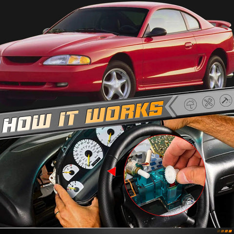 Mustang Speedometer Odometer Gear Repair Kit Pack Of 2 Compatible With Ford Mustang 1994 1995 1996 1997 1998 installation guide