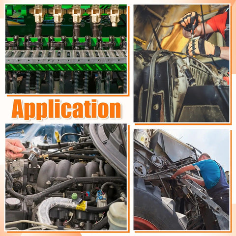 Application of 245 Piece Grease Fittings Assortment With SAE And Metric Zerk Fittings in automotive and industrial maintenance