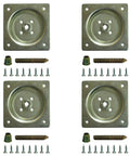 Level Up Your Home Decor With This Legit Heavy Duty Furniture Leg Mounting Hardware Kit Featuring 5/16-18 Thread Plates Sturdy Hanger Bolts And Zero Sweat Assembly For Couch Chair Ottoman Restoration Projects, includes 4 metal brackets and screws.