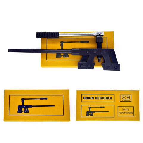 Beefy Roller Chain Breaker Tool For ANSI 100-180 And Metric 20B-36B Chains with packaging
