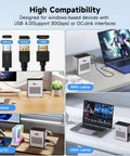 Next Level External GPU Docking Station Leveling Up Your Gaming Laptop Featuring AMD Radeon RX 7600M XT 8GB GDDR6 connected to various devices.