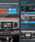 Toyota Wireless CarPlay And Android Auto Adapter Upgrades Your Ride With Entune Two Point Zero Touch Two Retrofit Kit For 2014 To 2019 Models dashboard view