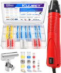 Mini Heat Gun For Wire Connectors And Heat Shrink Tubing, 350W Dual Temp 482F 752F, Solder Seal Kit With Solder Sticks