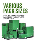 Green Hillman product boxes in various sizes for Round Head Machine Screw Toggle Bolts One Quarter Inch By Four Inch Pack Of Fifty.
