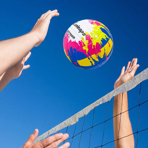 Beach Volleyball Official Size 5 Soft Waterproof PU Ball For Indoor Outdoor Pool Gym Training Durable Sand Play Ready