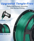 Rapid PLA Filament 1.75mm Aurora Green 1kg Spool For 3D Printing Ultra Fast Up To 500 mm Per Second With Killer Print Quality And Tight Dimensional Tolerance 0.02mm