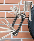 All In One Carbon Steel Bike Multi Tool For Road And Mountain Bikes With 12 Precision Tools Including Chain Breaker