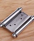 Two Piece 3 Inch Stainless Steel Double Action Spring Door Hinge With Slam-Free Hydraulic Soft Close for heavy-duty doors