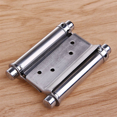 Two Piece 3 Inch Stainless Steel Double Action Spring Door Hinge With Slam-Free Hydraulic Soft Close for heavy-duty doors