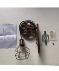 Vintage Industrial Wall Sconce Set Of Two For Rustic Farmhouse Bedroom And Hallway Lighting Hard Wired Bedside Lamps components