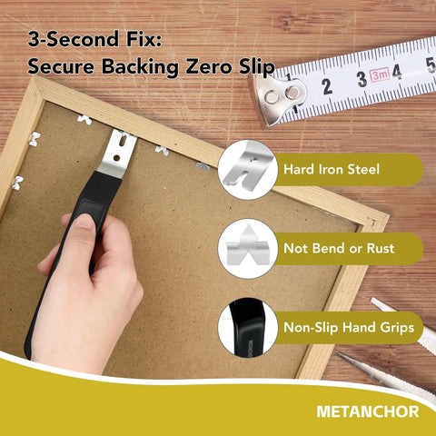 Heavy Duty Glazier Point Driver Tool With Zinc Iron Build For No Fuss Window Glass Setting And Picture Frame Installation Featuring Breeze Glide Mechanism And Rock Solid Construction For Quick Home Fixes
