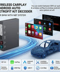 BMW Wireless CarPlay Android Auto Retrofit Kit Decoder Box For NBT System With 6 Pin LVDS Port and car interior schematic
