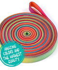 Multicolor rope for Chinese Jump Rope And Rubber Twist Set For Kids With Gummitwist Style Indoor And Outdoor Toy Ages 8 To 12