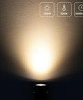 4 Pack LED Spotlight Indoor Plant Uplights 120V With 5.9 Ft Cord Warm White 3000K illuminating wall for accent lighting