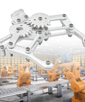 Beefy Metal Gripper With Strong Hold For Servo Driven Robotic Arms Compatible With 995 MG996 SG5010 End Effector