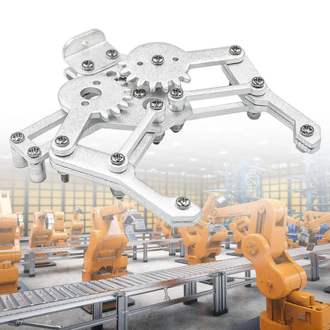 Beefy Metal Gripper With Strong Hold For Servo Driven Robotic Arms Compatible With 995 MG996 SG5010 End Effector