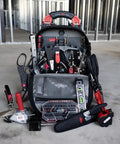 HVAC Pro Kit 32 Piece Service Installation And Fabrication Set With VETO Tech Pac Backpack and full tool lineup visible