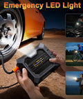 Portable Tire Inflator Air Compressor 12V DC With Auto Shut Off And Digital Pressure Gauge 100 PSI Corded Pump for car tire