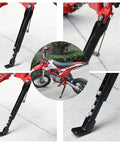 Heavy Duty Adjustable Dirt Bike Kickstand Built From 7075 Aluminum CNC Crafted Side Stand For 50cc To 150cc Pit Bikes