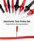 23 Piece Multimeter Test Lead Kit With Replaceable Probes, Alligator Clips, Test Hooks, And Flexible Wires For Digital Electrical Testing, Pro Grade Performance For Everyday Use