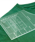 Pro T Shirt Ruler Guide for Easy Accurate Alignment of Vinyl and Sublimation Designs on Shirts with Built In Size Chart