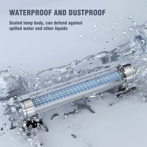 Explosion Proof LED Machine Light For CNC And Industrial Use, 20W, 2200 Lumens, 6500K Daylight, IP68 in water splash