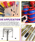 Must Have 496 Piece Black Vinyl Rubber End Caps Kit With 17 Sizes From 1.5mm To 20mm for round tubes and screws shown in use