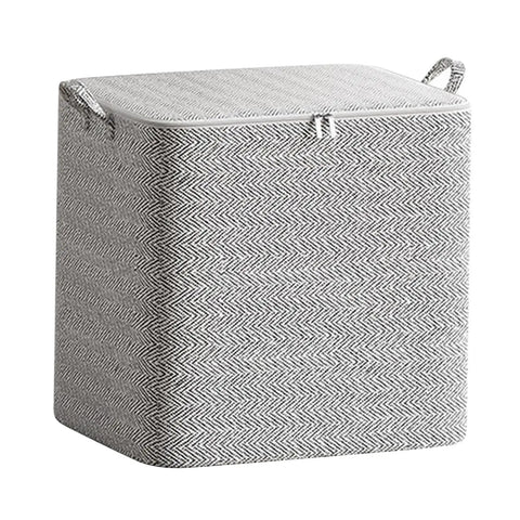 Clothes Storage Bags With Zipper, Foldable Wardrobe Organizer Bins, 110L Capacity, Non Woven Material, Sorting Box For Closet Bedroom Or RV