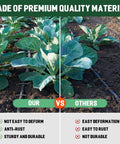Comparison of 4 Inch Landscape Staples Pack Of 50 Galvanized Garden Stakes Anti Rust Pins For Securing Weed Barrier Fabric with others.